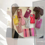 iPhone Case with Lip Gloss Set - Stylish Protection & Gift Bundle