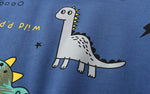 Dinosaur Print Kids Set - Boys 2-Piece Clothing Outfit