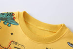 Dinosaur Print Kids Set - Boys 2-Piece Clothing Outfit
