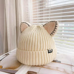 PurrWarm Beanie - Knitted Winter Hat with Cat Ears