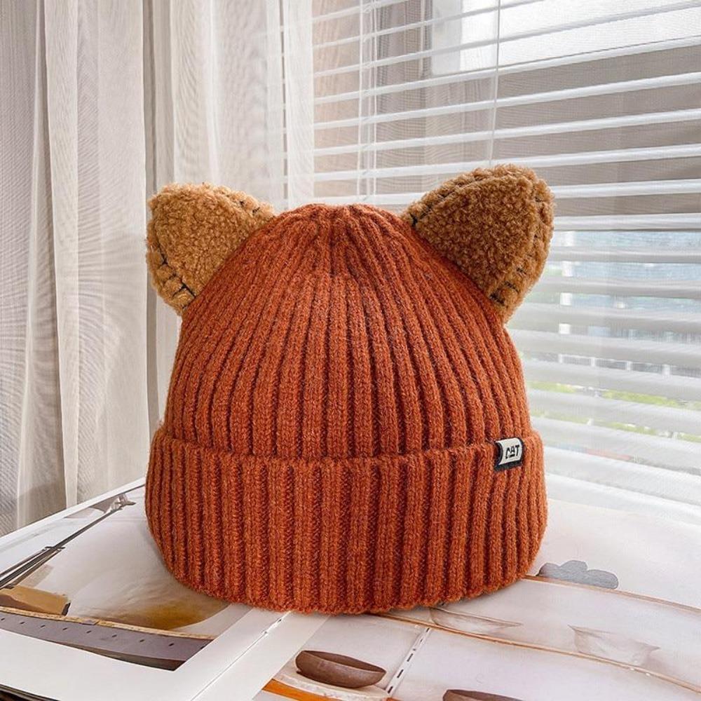 PurrWarm Beanie - Knitted Winter Hat with Cat Ears