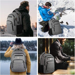 Slim Anti-Theft Laptop Backpack - USB Charging, Fits 15.6-Inch Laptops
