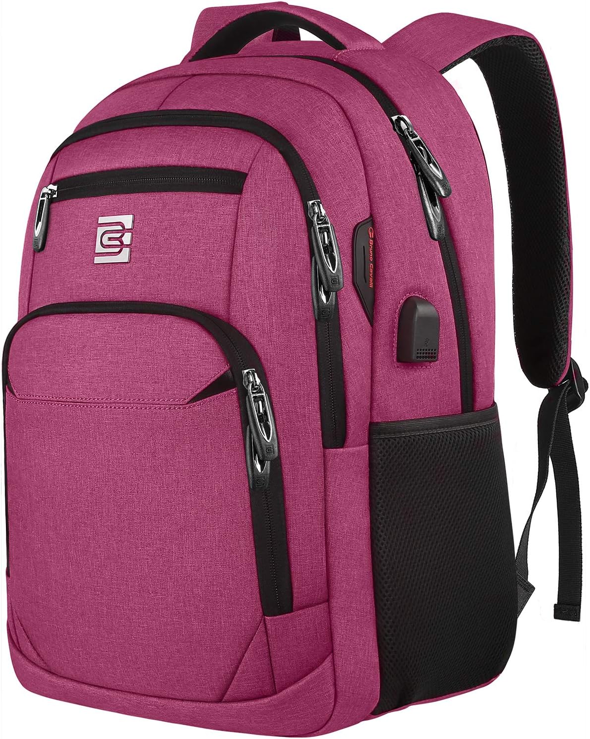 Slim Anti-Theft Laptop Backpack - USB Charging, Fits 15.6-Inch Laptops