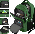 Slim Anti-Theft Laptop Backpack - USB Charging, Fits 15.6-Inch Laptops