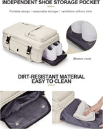40L Waterproof Travel Backpack - USB Charging & Shoe Compartment