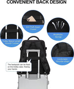 40L Waterproof Travel Backpack - USB Charging & Shoe Compartment