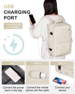 40L Waterproof Travel Backpack - USB Charging & Shoe Compartment