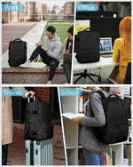 Waterproof Travel Backpack - Shoe Compartment & USB Port