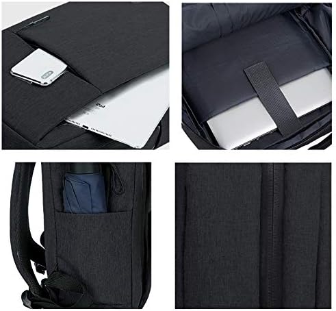 Slim Waterproof Laptop Backpack - Built-In USB Charging Port