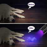 UV Flashlight Blacklight - Pet Stain & Urine Spot Detector