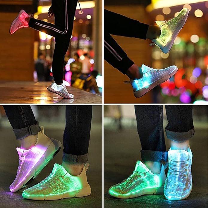 GlowKicks Light-Up Shoes - USB Rechargeable LED Sneakers