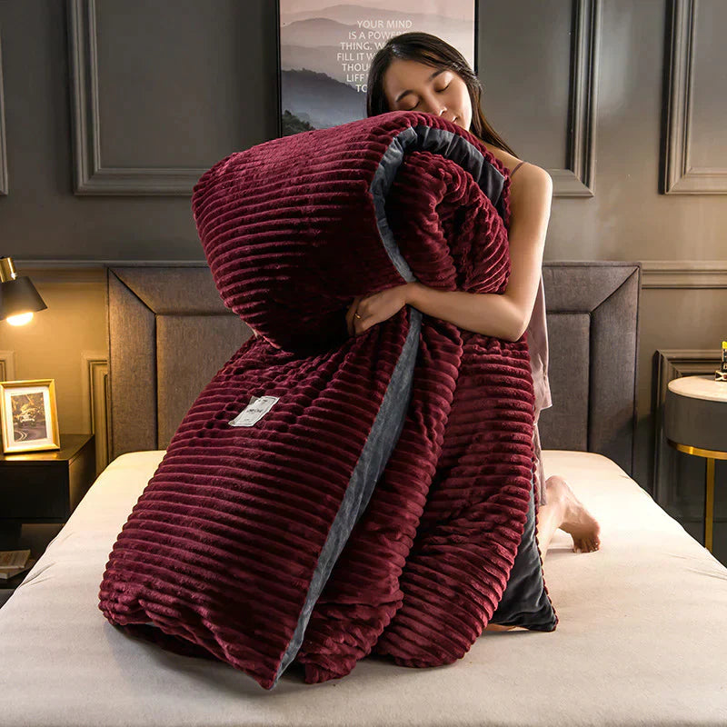 DreamWeave Duvet Cover - Velvety Fleece Comfort Bedding Set