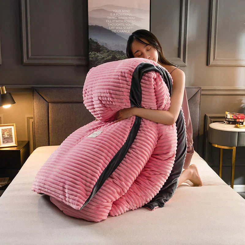 DreamWeave Duvet Cover - Velvety Fleece Comfort Bedding Set