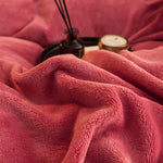 PlushHaven Velvet Fleece Duvet Cover Set - Cozy Warmth for Cold Nights
