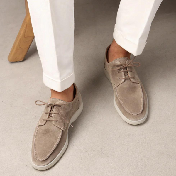 Diederik Leather Loafers - Classic Lace-Up Style for Men