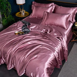 SilkSerenity Satin Duvet Cover - Soft Glossy Bedding