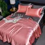 SilkSerenity Satin Duvet Cover - Soft Glossy Bedding
