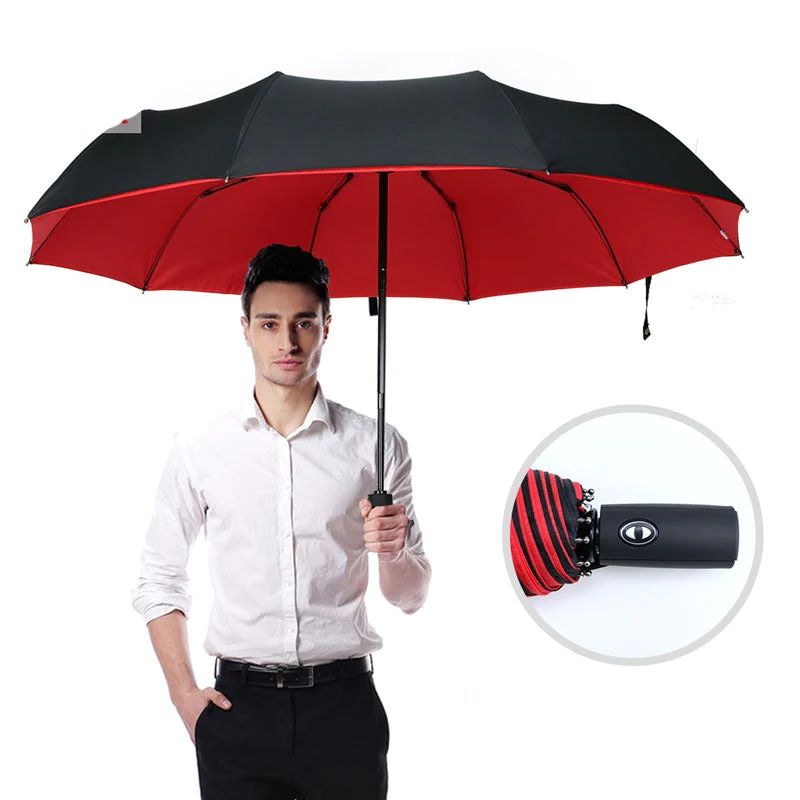 Windproof Umbrella - Storm-Ready, Easy One-Hand Operation