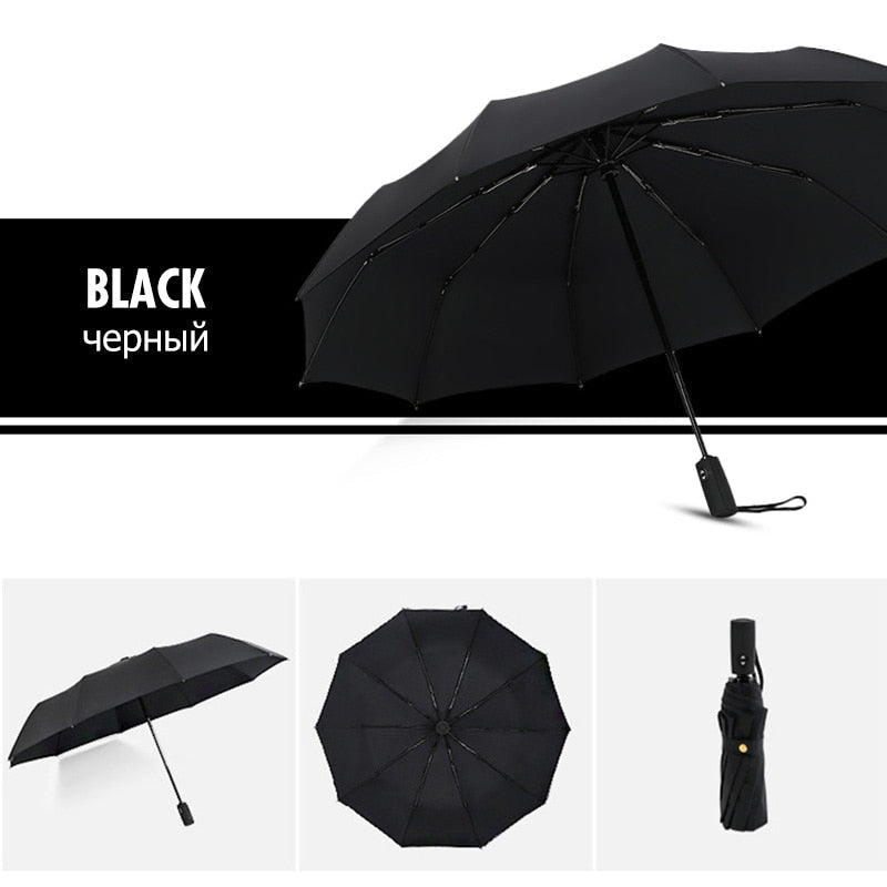 Windproof Umbrella - Storm-Ready, Easy One-Hand Operation