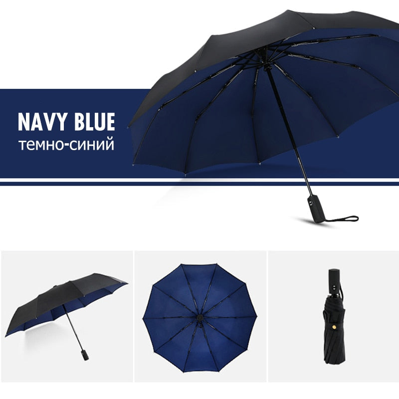 Windproof Umbrella - Storm-Ready, Easy One-Hand Operation