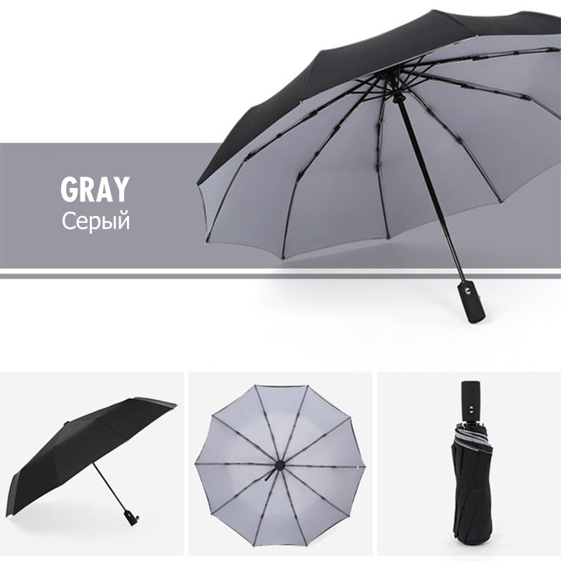 Windproof Umbrella - Storm-Ready, Easy One-Hand Operation
