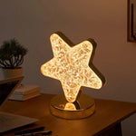 Celestia Crystal Lamp - Dimmable Moon and Star Night Light