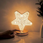 Celestia Crystal Lamp - Dimmable Moon and Star Night Light