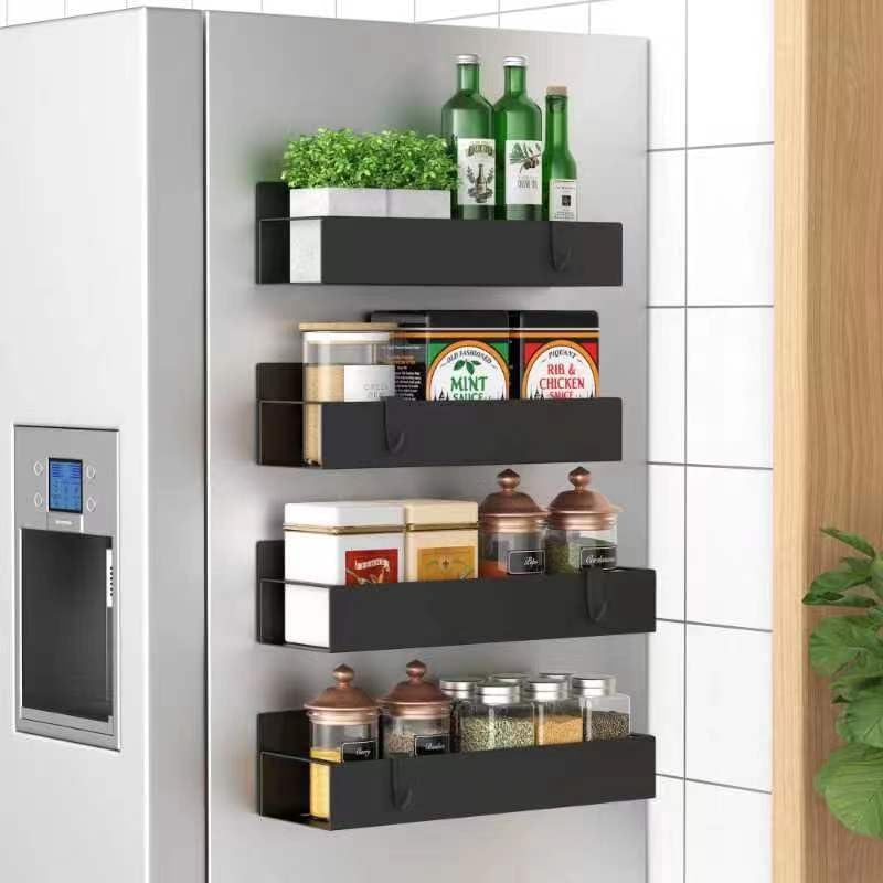 SpiceGrip Magnetic Spice Rack Set - Space-Saving Kitchen Organizer