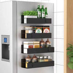 SpiceGrip Magnetic Spice Rack Set - Space-Saving Kitchen Organizer