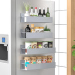 SpiceGrip Magnetic Spice Rack Set - Space-Saving Kitchen Organizer