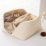Luxury Makeup Organizer Bag - Zippered Travel Toiletry Case