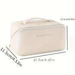 Luxury Makeup Organizer Bag - Zippered Travel Toiletry Case