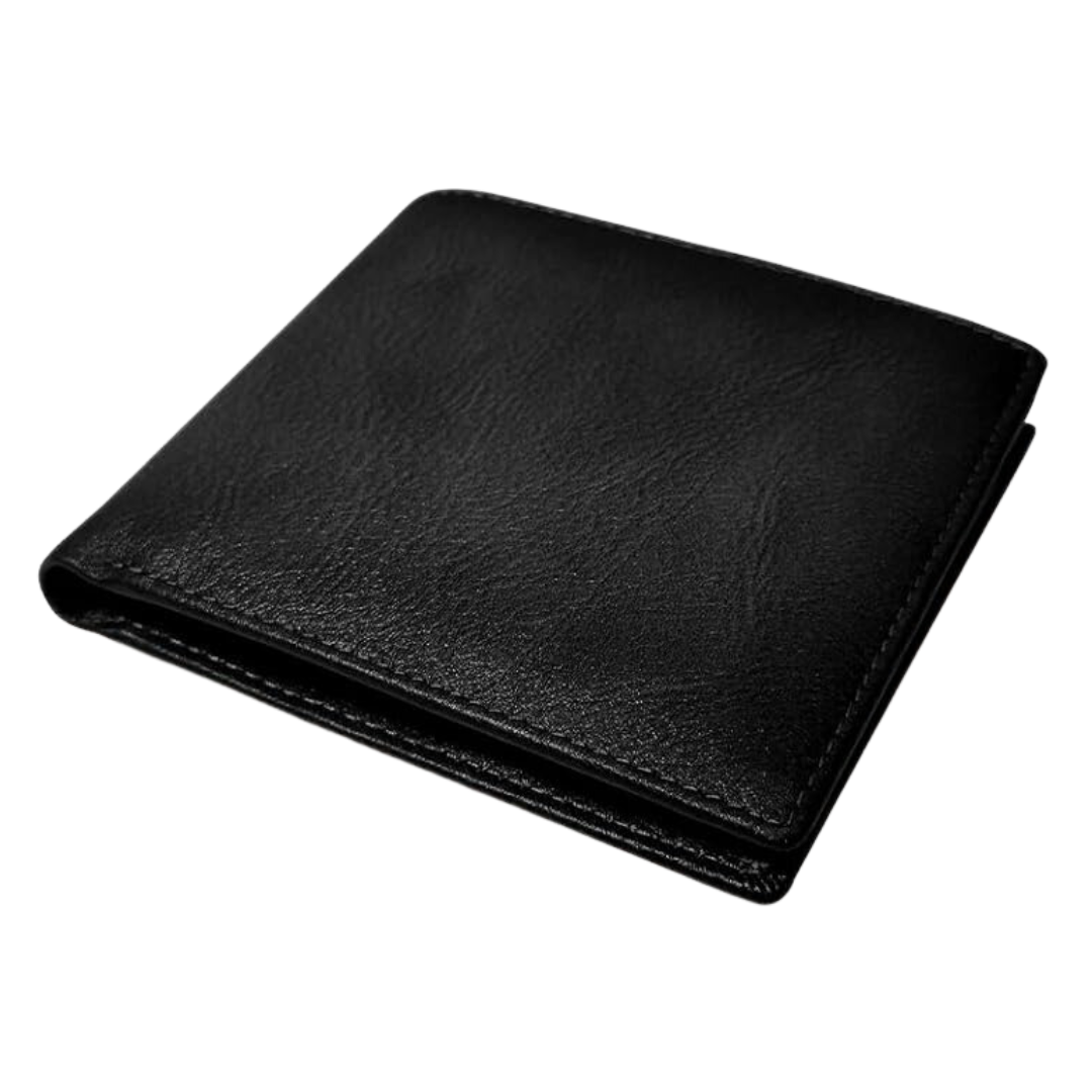EliteFold Men's Bifold Leather Wallet - RFID Blocking Design
