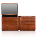 EliteFold Men's Bifold Leather Wallet - RFID Blocking Design