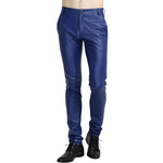 Victor Biker Trousers - Men's Tapered Faux Leather Pants