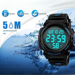 Martin Men's Digital Sports Watch - Waterproof LED Display