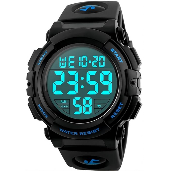 Martin Men's Digital Sports Watch - Waterproof LED Display