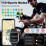 Wayne Military Smartwatch for Men - Fitness Tracker with Calls