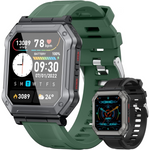 Wayne Military Smartwatch for Men - Fitness Tracker with Calls