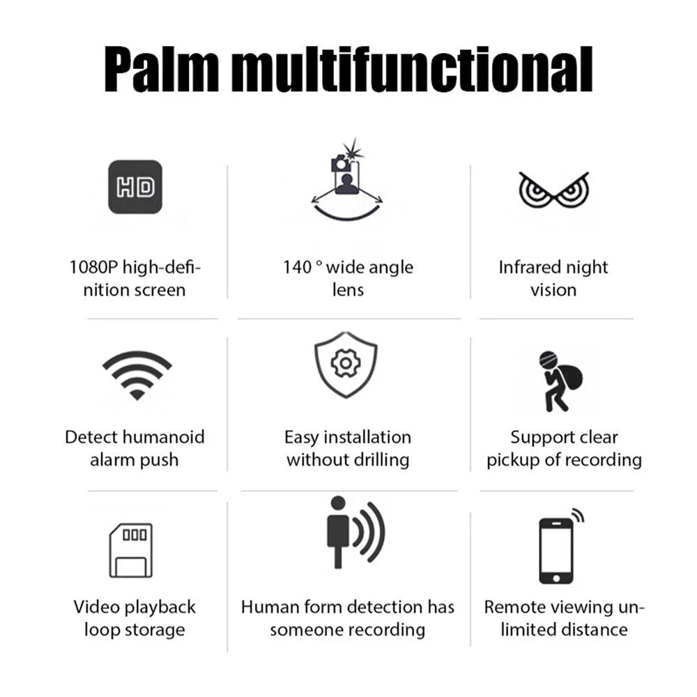 Mini WiFi Camera - Night Vision Home Security Camera