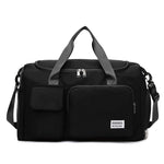 Multi-Pocket Travel Gym Duffle Bag - Organized Storage with Shoe Compartment