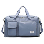 Multi-Pocket Travel Gym Duffle Bag - Organized Storage with Shoe Compartment