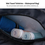 Multi-Pocket Travel Gym Duffle Bag - Organized Storage with Shoe Compartment