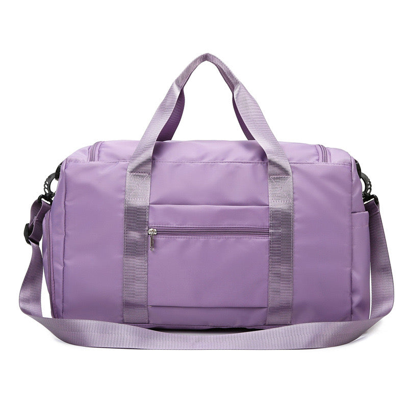 Multi-Pocket Travel Gym Duffle Bag - Organized Storage with Shoe Compartment