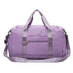 Multi-Pocket Travel Gym Duffle Bag - Organized Storage with Shoe Compartment