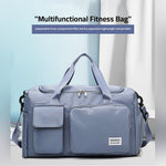Multi-Pocket Travel Gym Duffle Bag - Organized Storage with Shoe Compartment