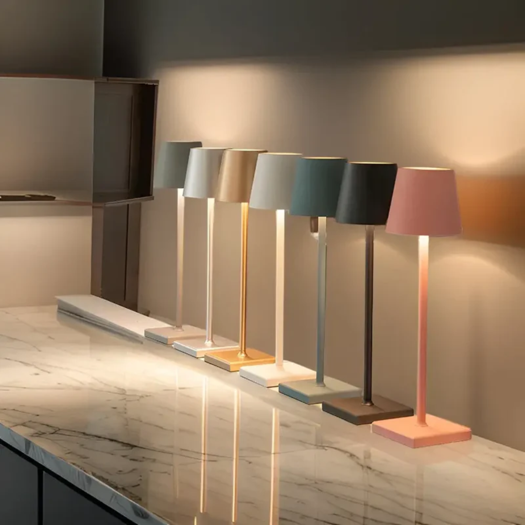 Nordic Aura Wireless Table Lamp - Rechargeable Scandinavian Lighting