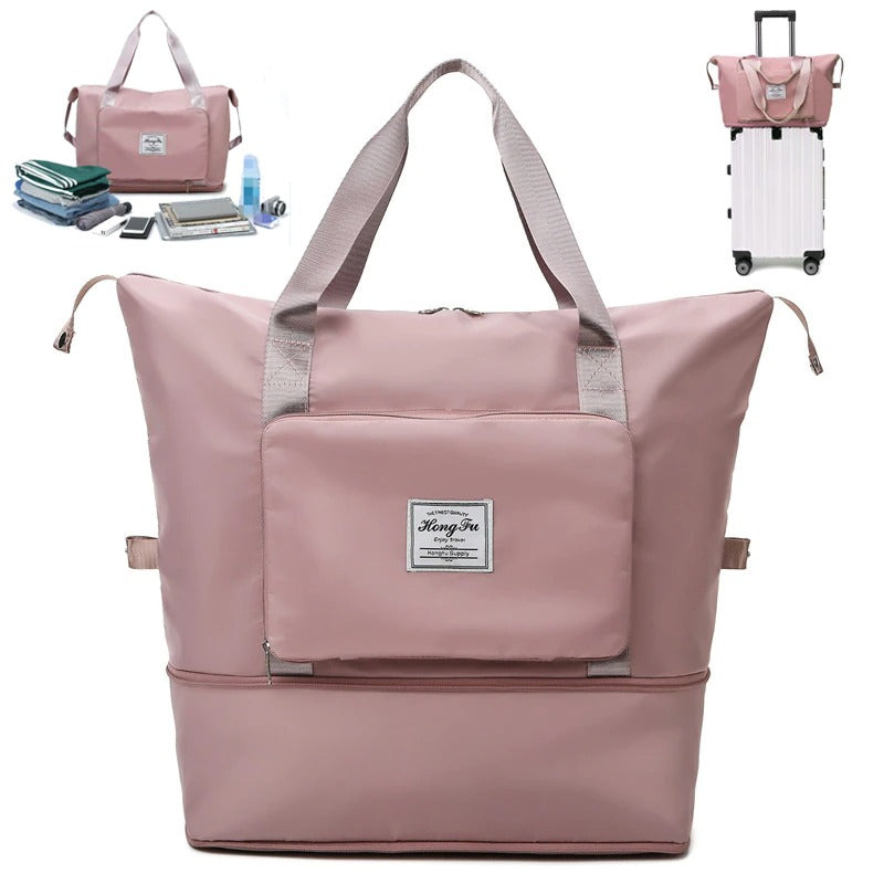 Waterproof Weekender Travel Bag - Expandable Carry-All for Any Trip