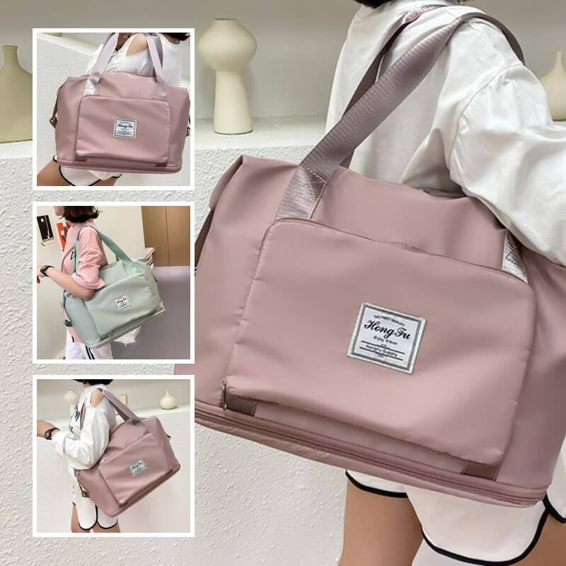 Waterproof Weekender Travel Bag - Expandable Carry-All for Any Trip