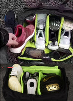 Sneaker and Gear Travel Bag - Water-Resistant Multi-Compartment Duffel